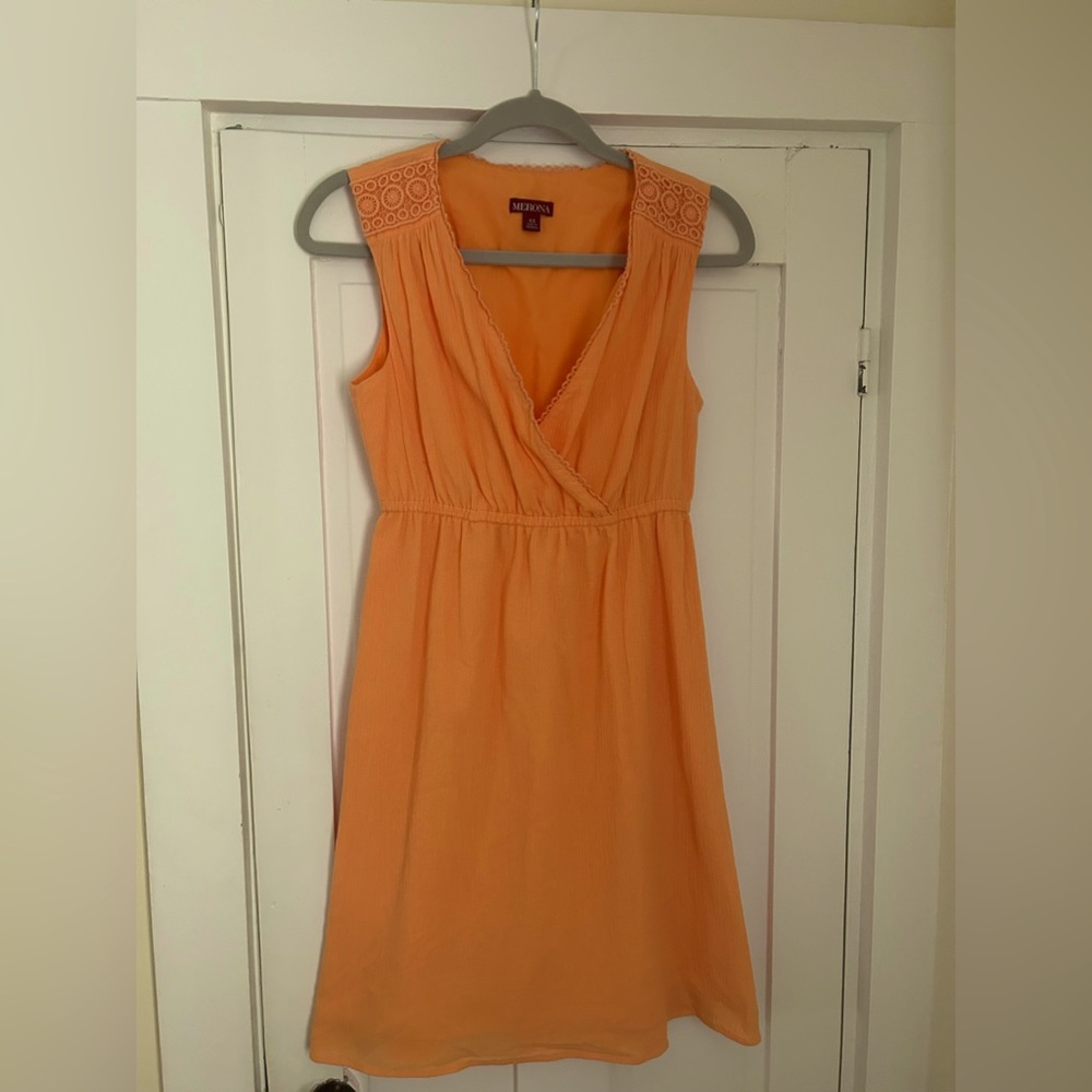 Merona Small peach 🍑 colored cotton dress
